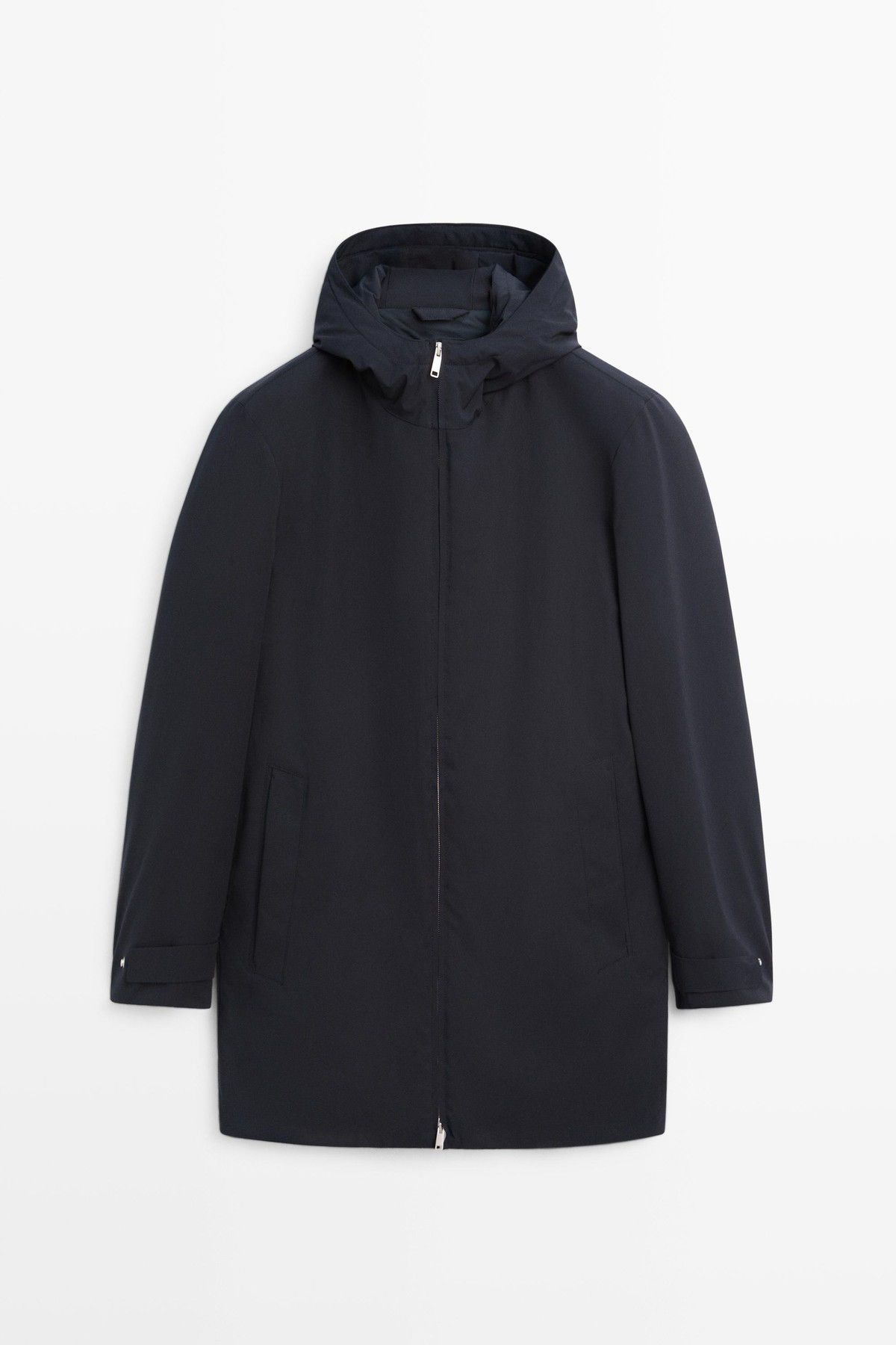 마시모두띠 퀼팅 후드 롱 다운 파카 3143/407 NAVY BLUE