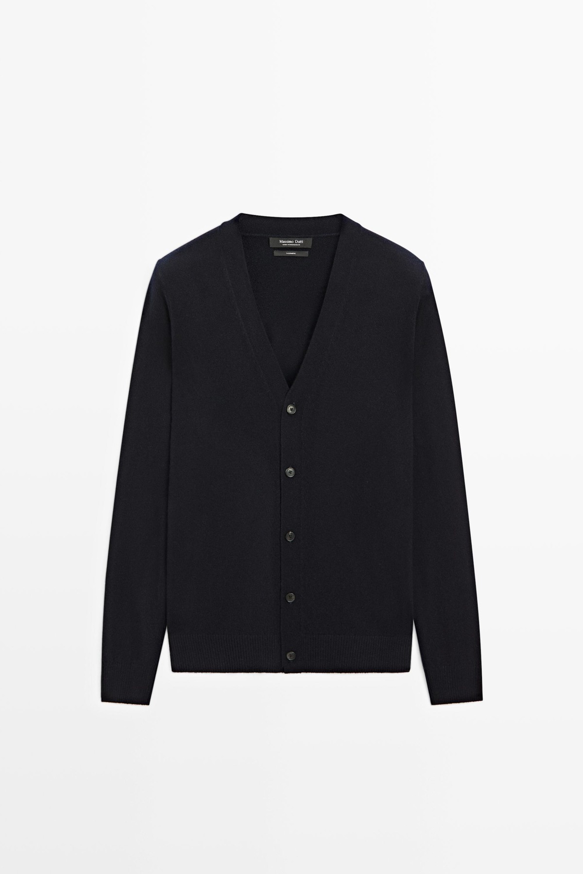 마시모두띠 100% 캐시미어 버튼업 가디건 1293/215 NAVY BLUE