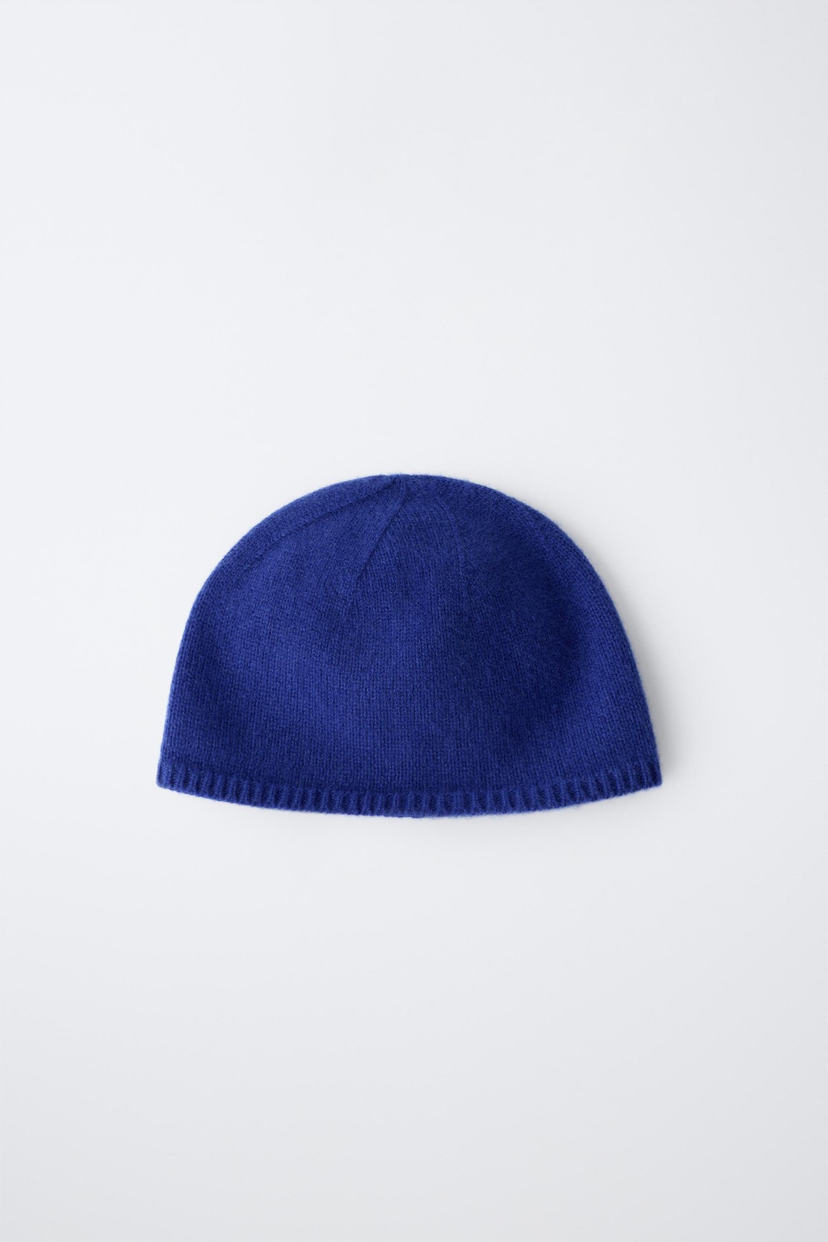 자라 0FR. PARIS X ZARA 100% 캐시미어 캐스켓 비니 햇 1023/279/420 BLUISH