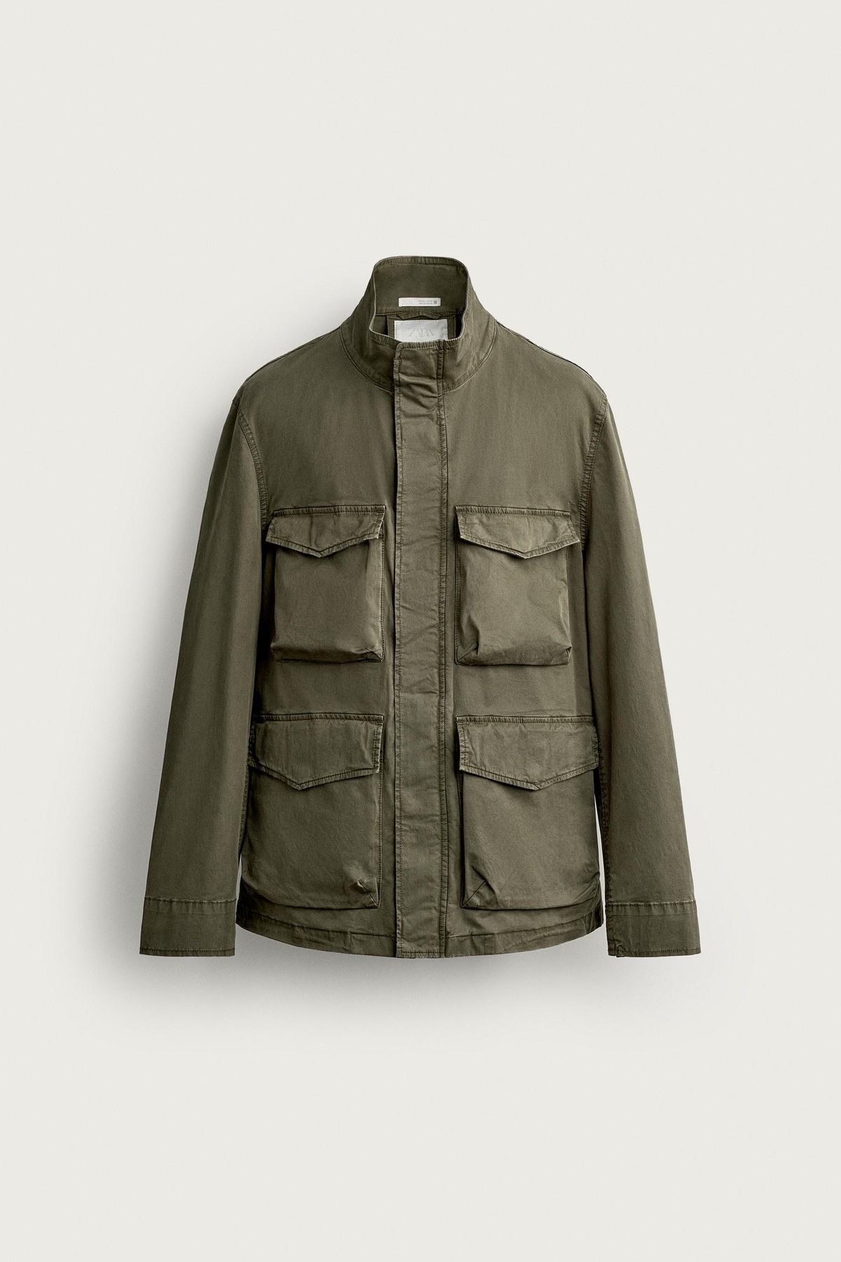 자라 레귤러핏 유틸리티 파카 자켓 6786/003/505 KHAKI