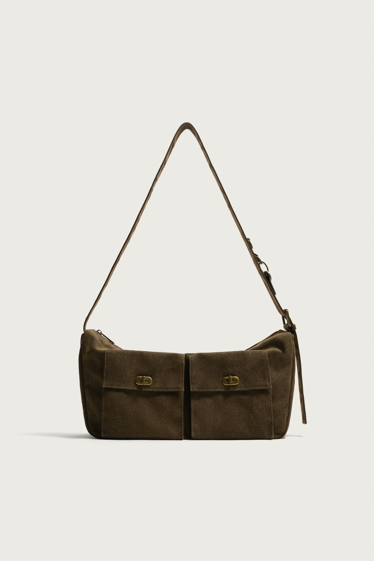 자라 멀티 포켓 숄더백 3538/820/700 BROWN