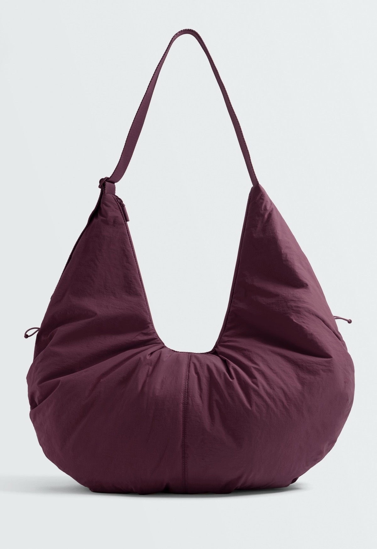 오이쇼 셔링 대용량 숄더 쇼퍼백 4114/880/022 BURGUNDY