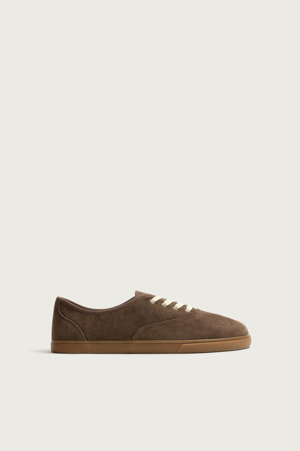 자라 베어풋 스웨이드 스니커즈 2250/820/700 BROWN