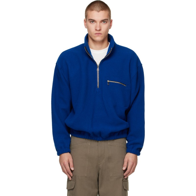 리에르 블루 플리스 재킷 NFL1 X02 INDIGO FLEECE