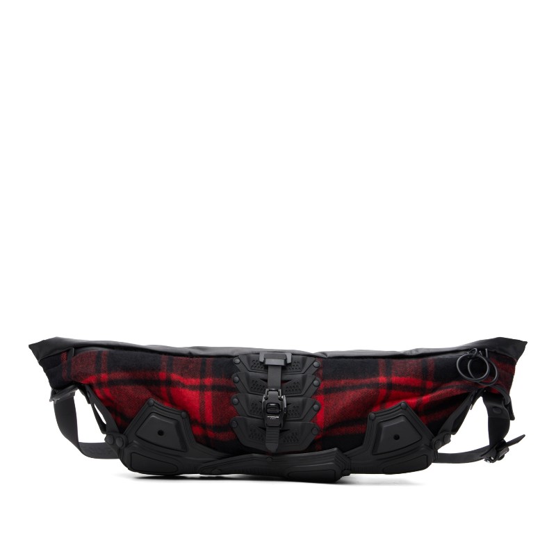 이너라움 블랙 &amp; 레드 오브젝트 M07 메신저백 M07RDBKCHEK RED+ BLACK
