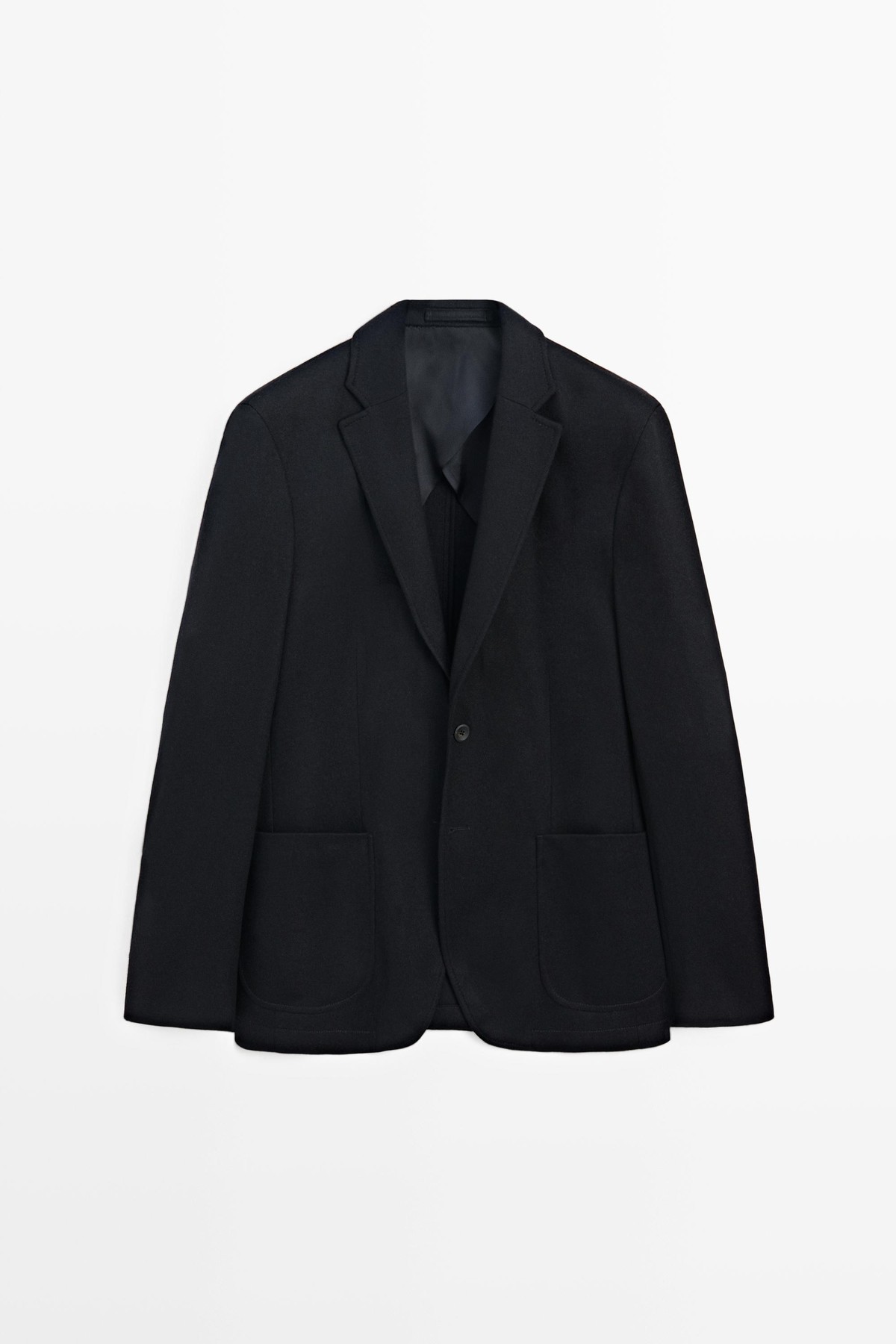 마시모두띠 울 100% 싱글 버튼 블레이저 2594/387 NAVY BLUE
