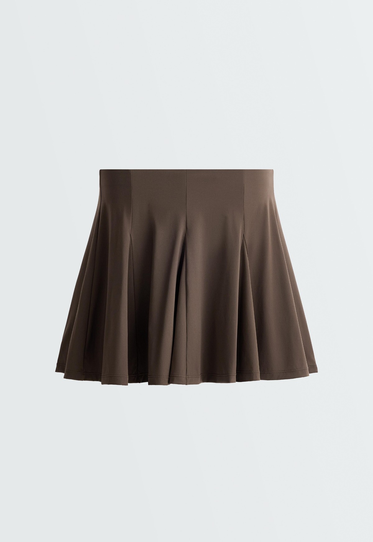 오이쇼 고데 플레어 미니 스커트 6140/229/753 BROWN