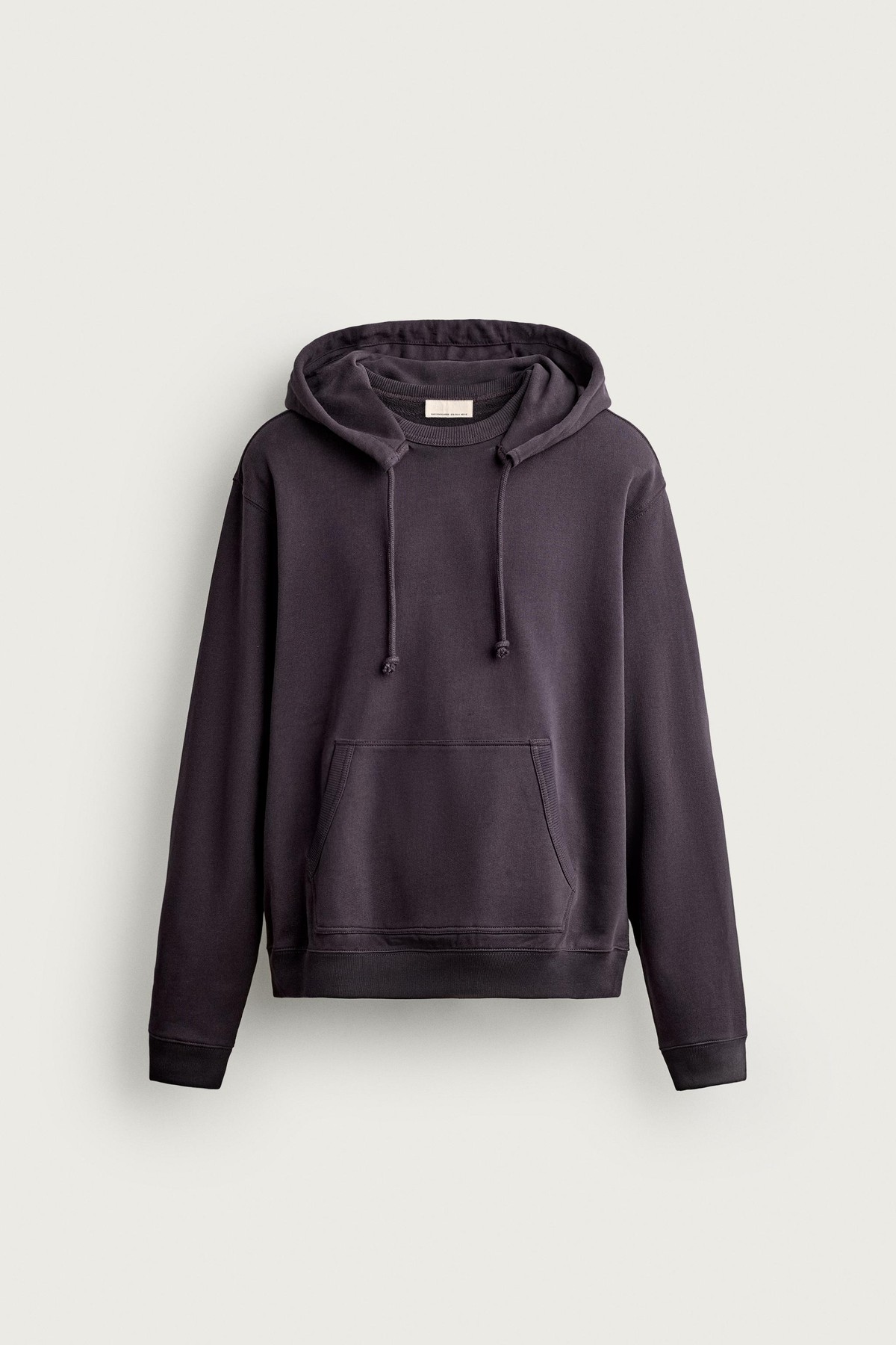 자라 크루넥 후드 스웨트셔츠 3443/410/610 AUBERGINE
