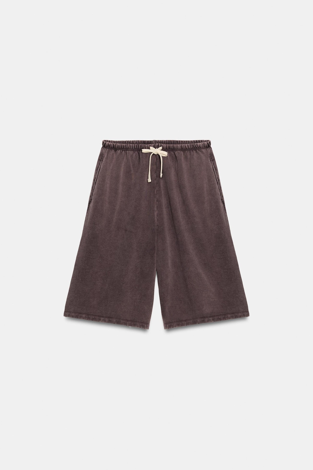 자라 워시드 드로스트링 반바지 6050/821/688 DIRTY-MAUVE