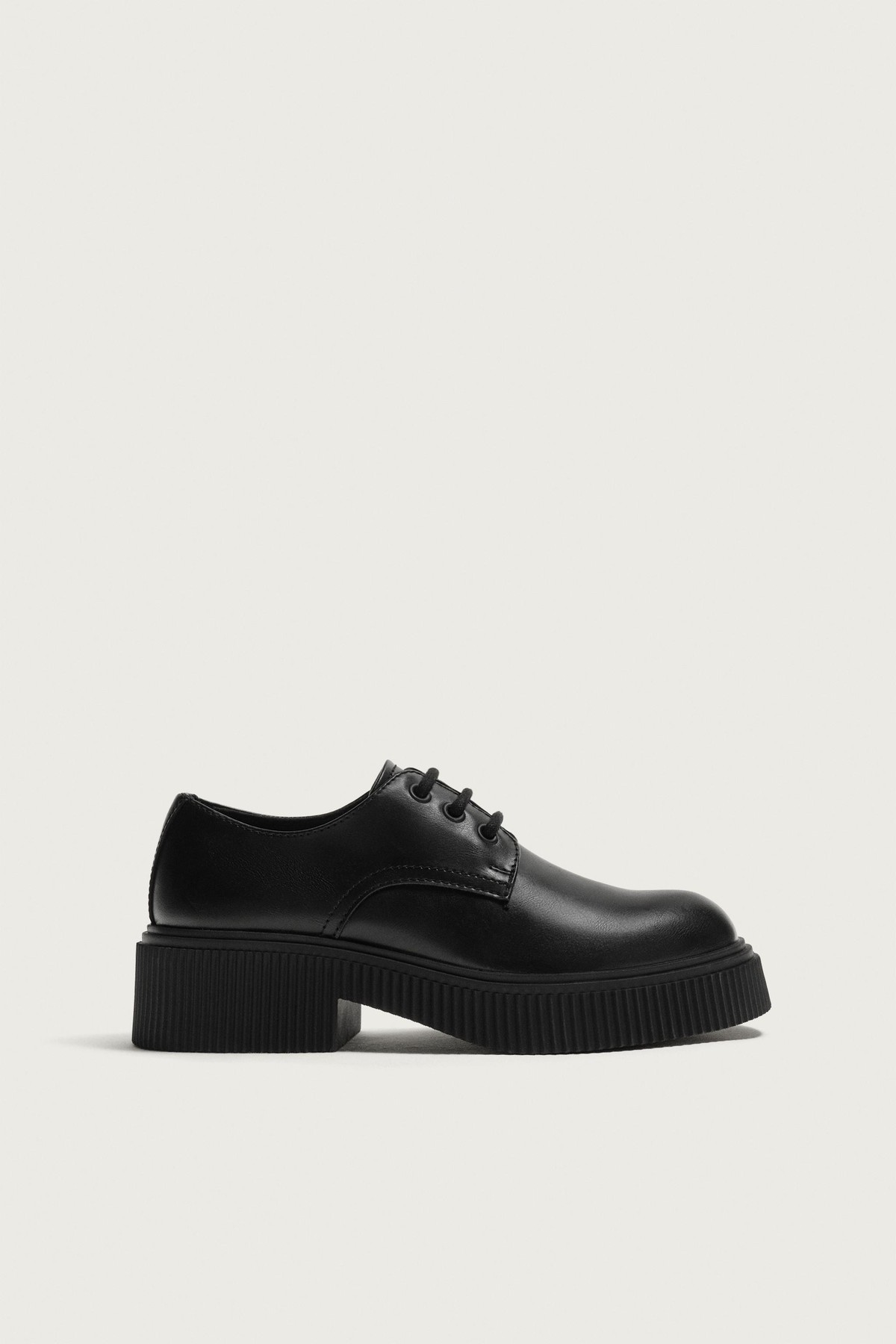 자라 청키솔 레이스업 더비화 2442/820/800 BLACK