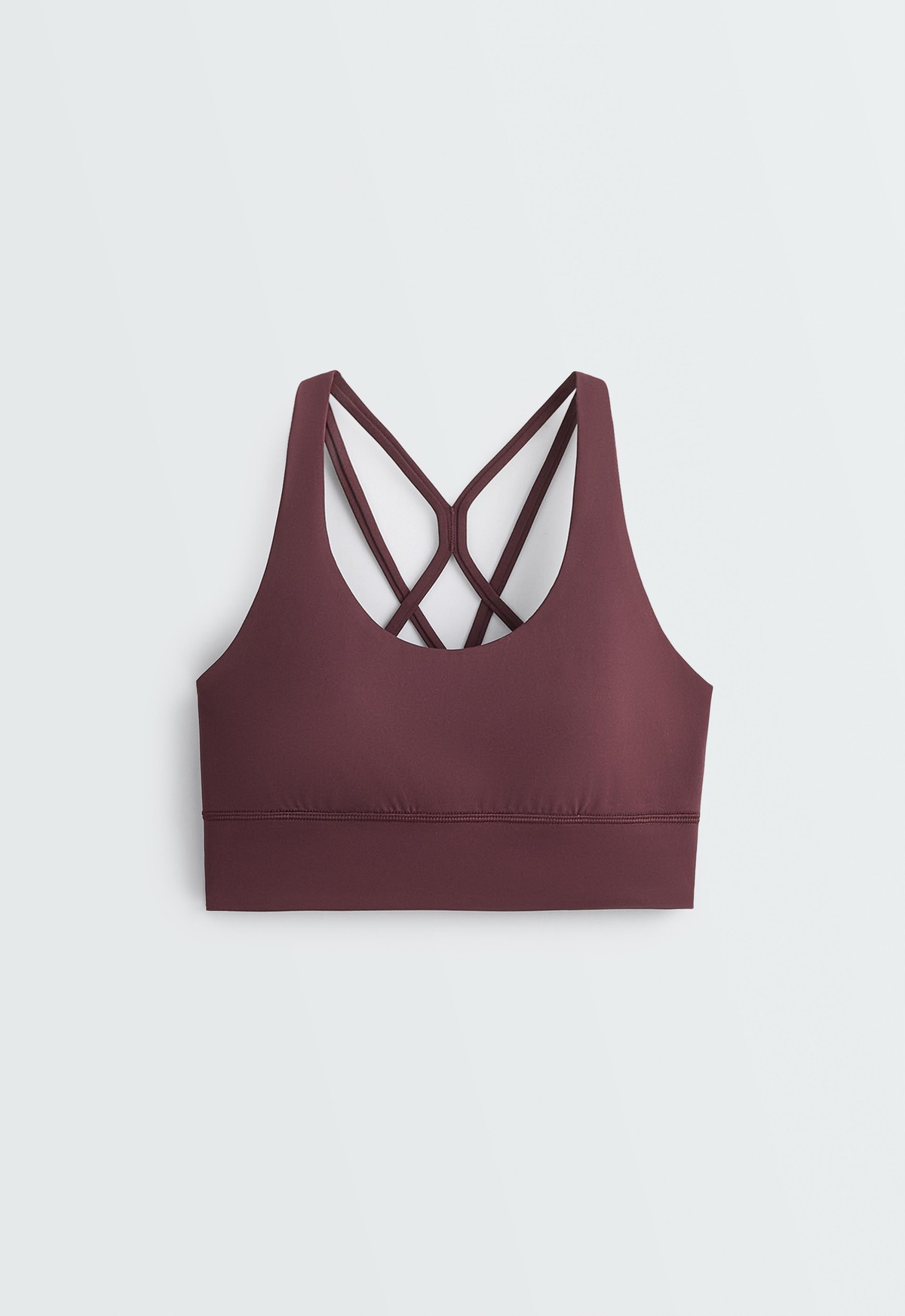 오이쇼 미디엄 서포트 스포츠 브라 2977/901/647 PLUM