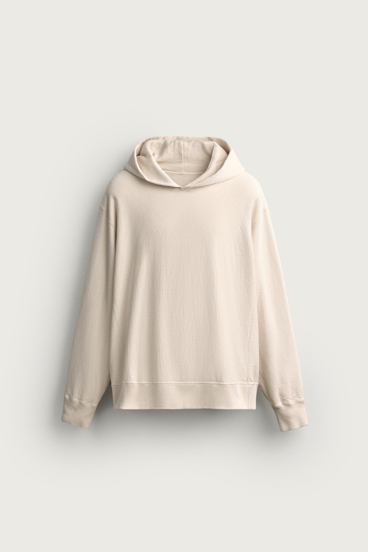 자라 릴렉스핏 코튼 후디 6265/300/251 OYSTER-WHITE