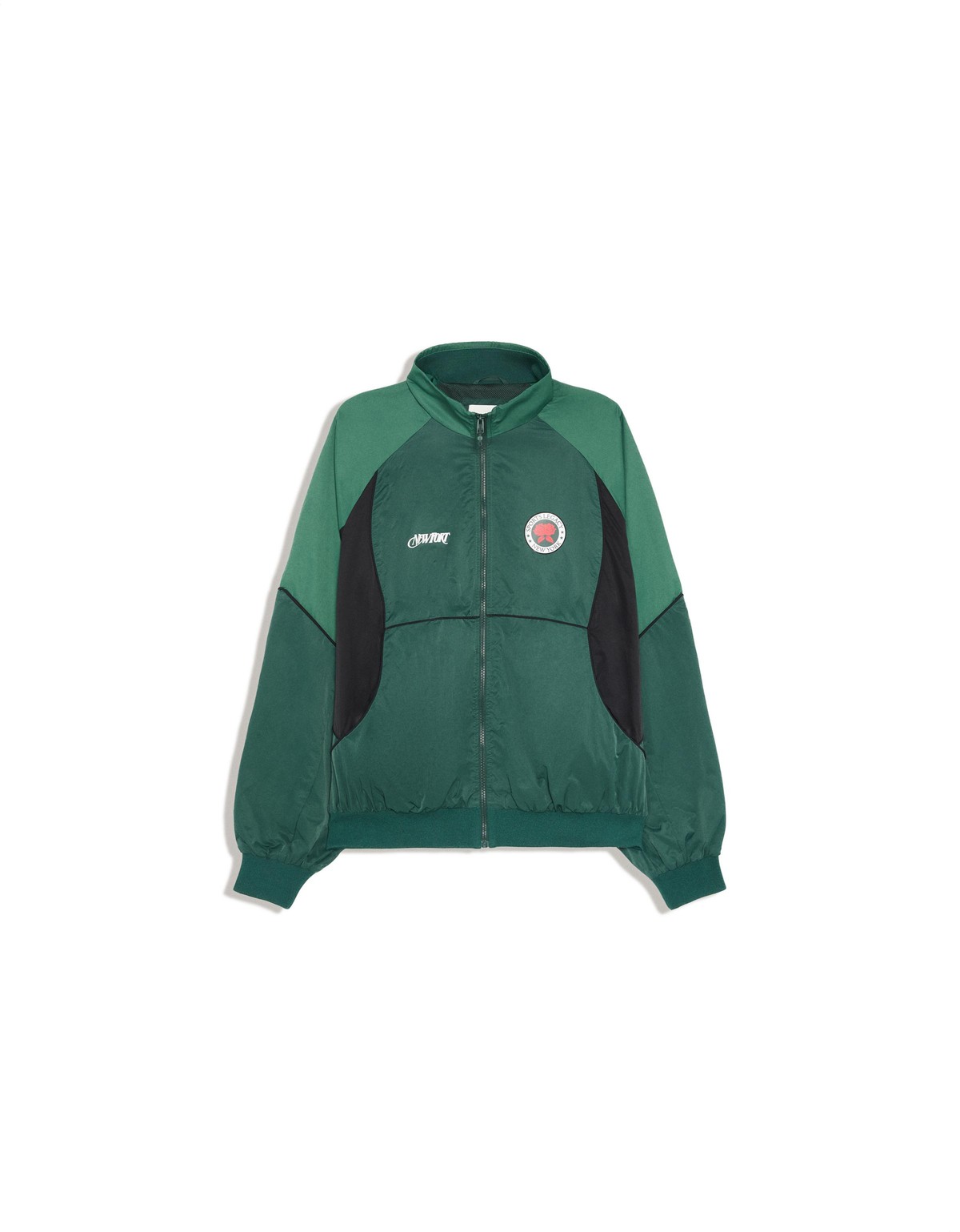 버쉬카 그래픽 나일론 집업 트랙 자켓 2467/046 GREEN