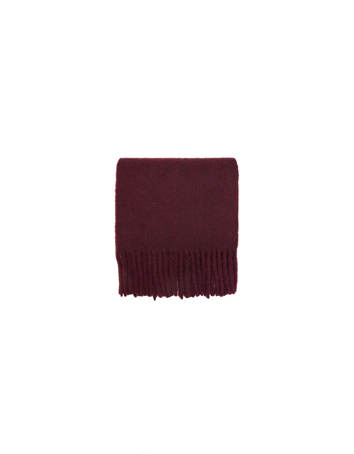 버쉬카 청키 프린지 머플러 3357/423 MAROON