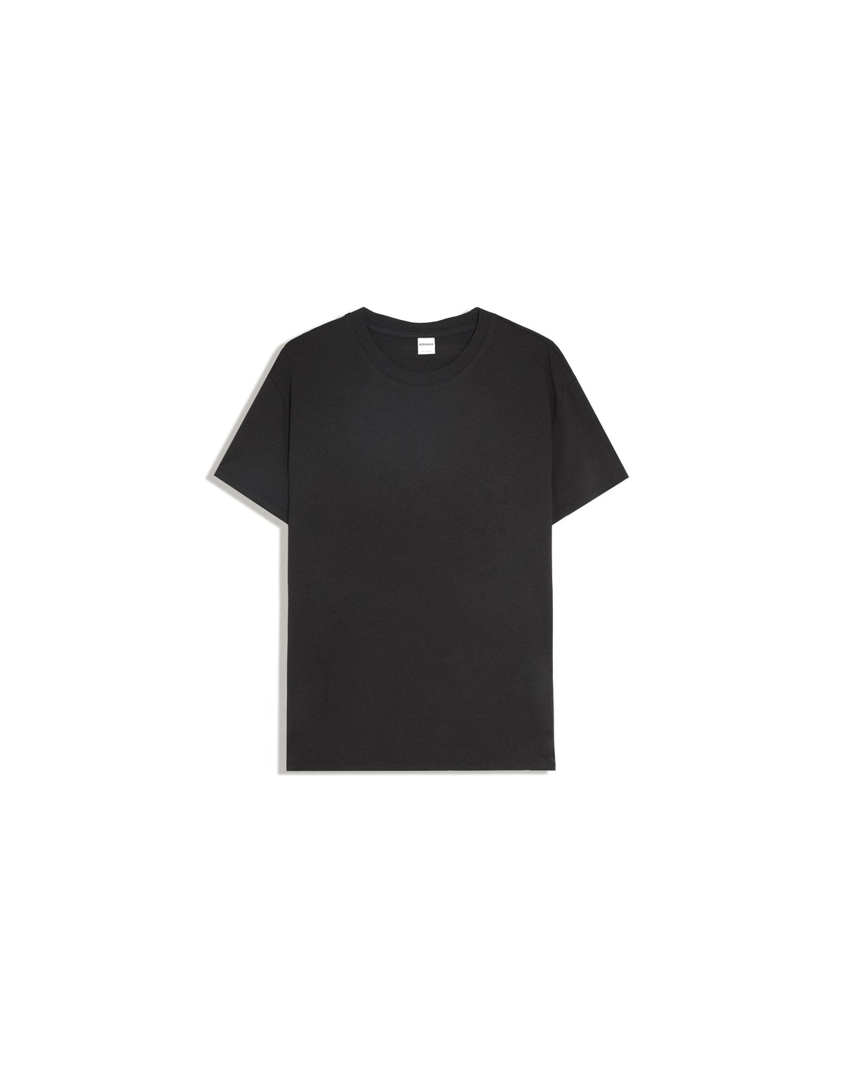 버쉬카 베이직 크루넥 반팔 티셔츠 2552/443 BLACK