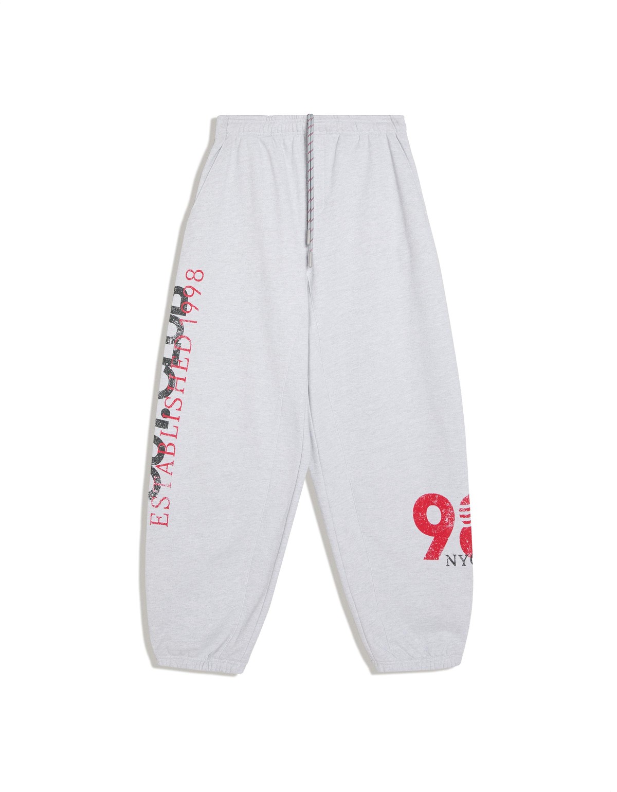 버쉬카 그래픽 플러시 조거 팬츠 3219/732 GREY MARL