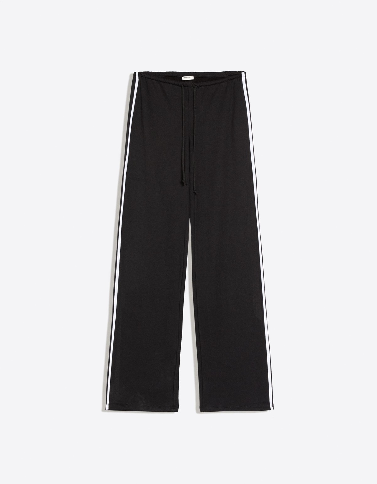 버쉬카 사이드 스트라이프 조거 팬츠 2835/478 BLACK