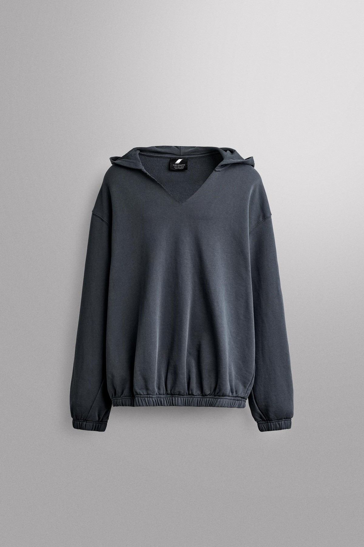 자라 릴렉스핏 오픈넥 코튼 후디 4231/345/401 NAVY BLUE