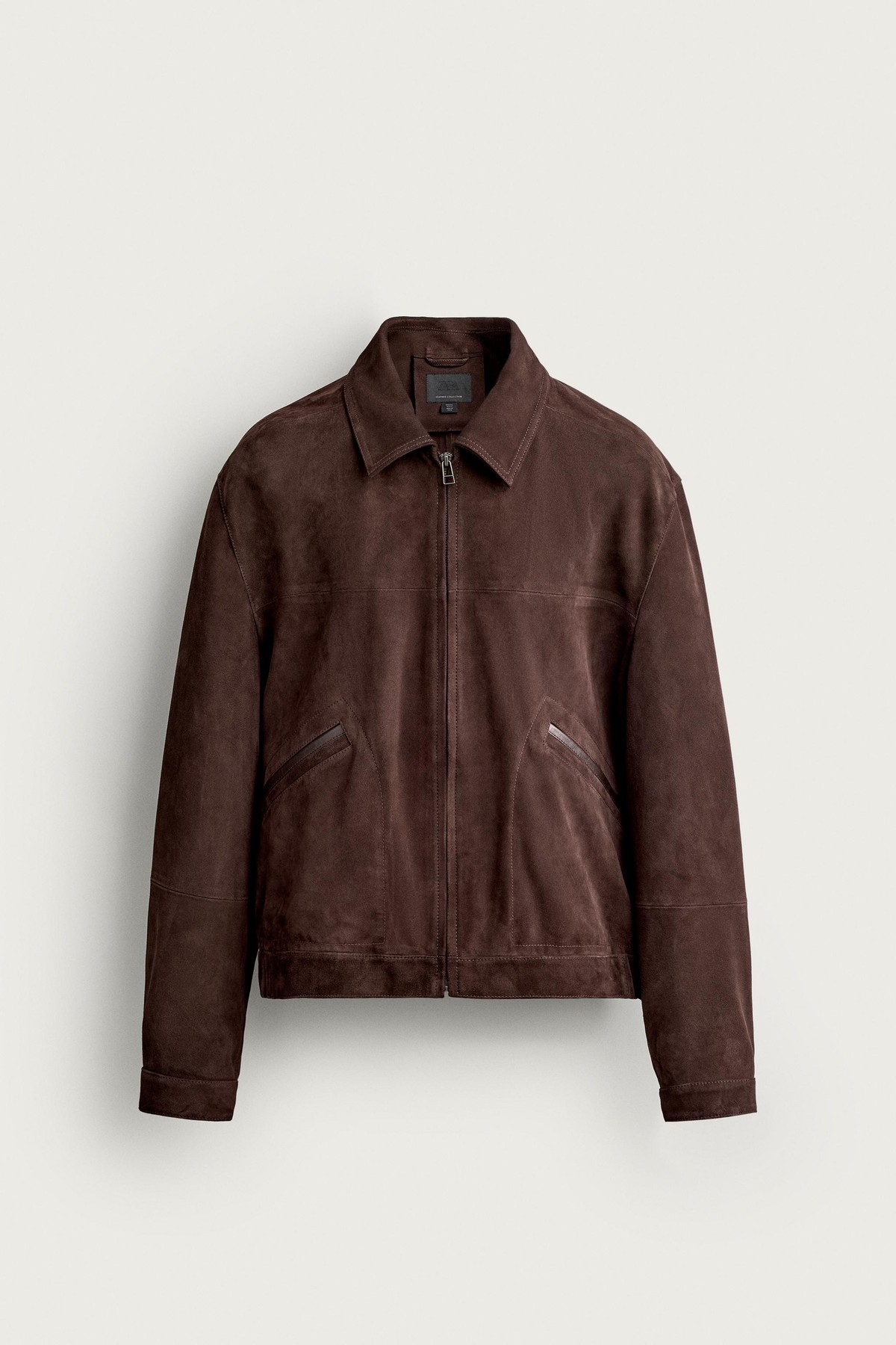 자라 릴렉스핏 스웨이드 레더 자켓 4416/306/716 DARK BROWN