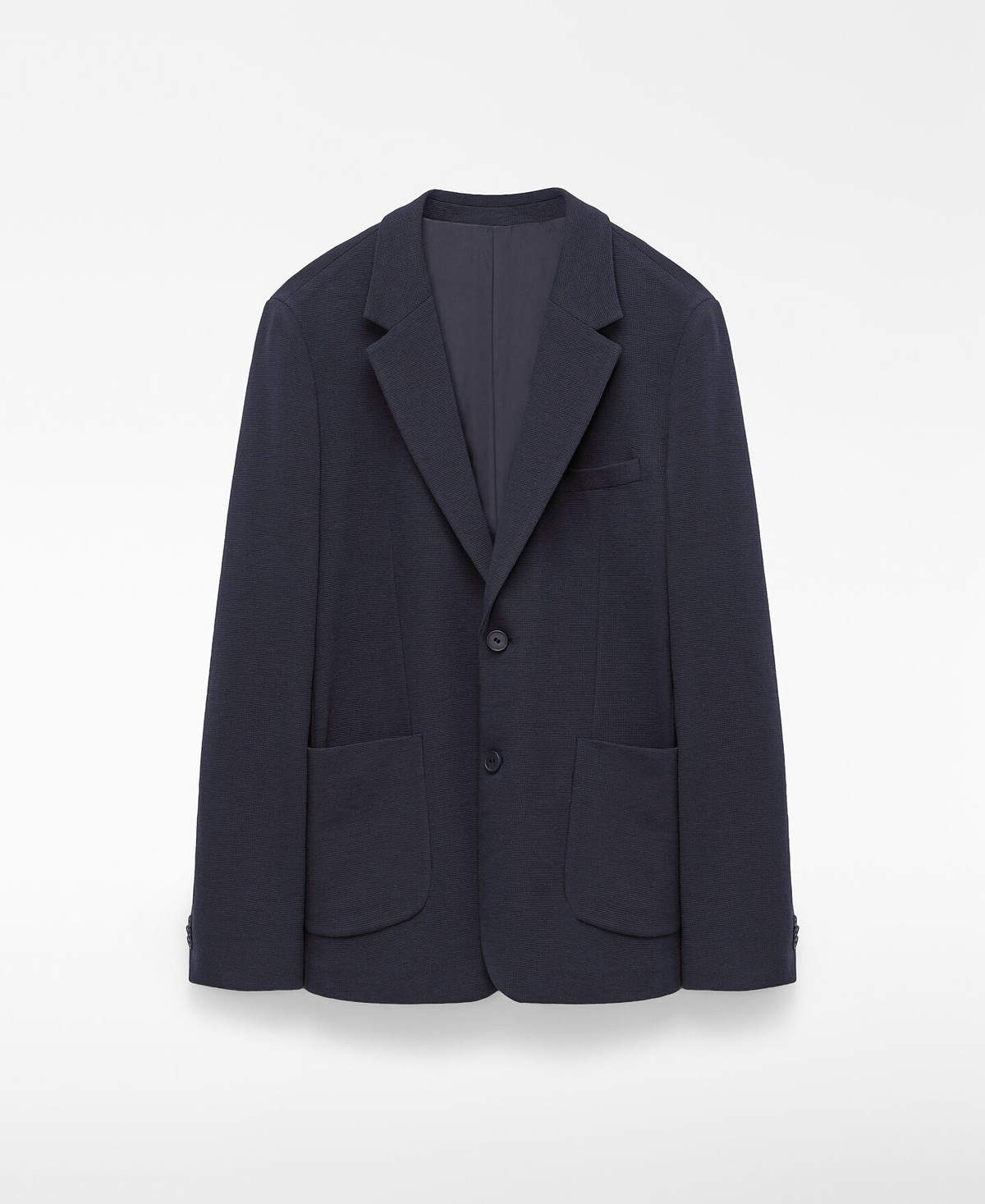 아돌포도밍게즈 레귤러핏 마이크로텍스처 블레이저 136012617162 DARK BLUE