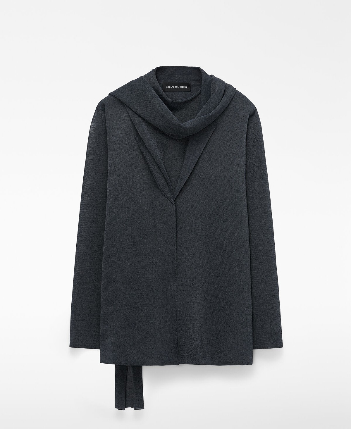 아돌포도밍게즈 스카프 세미시스루 블레이저 152042497162 ANTHRACITE GREY