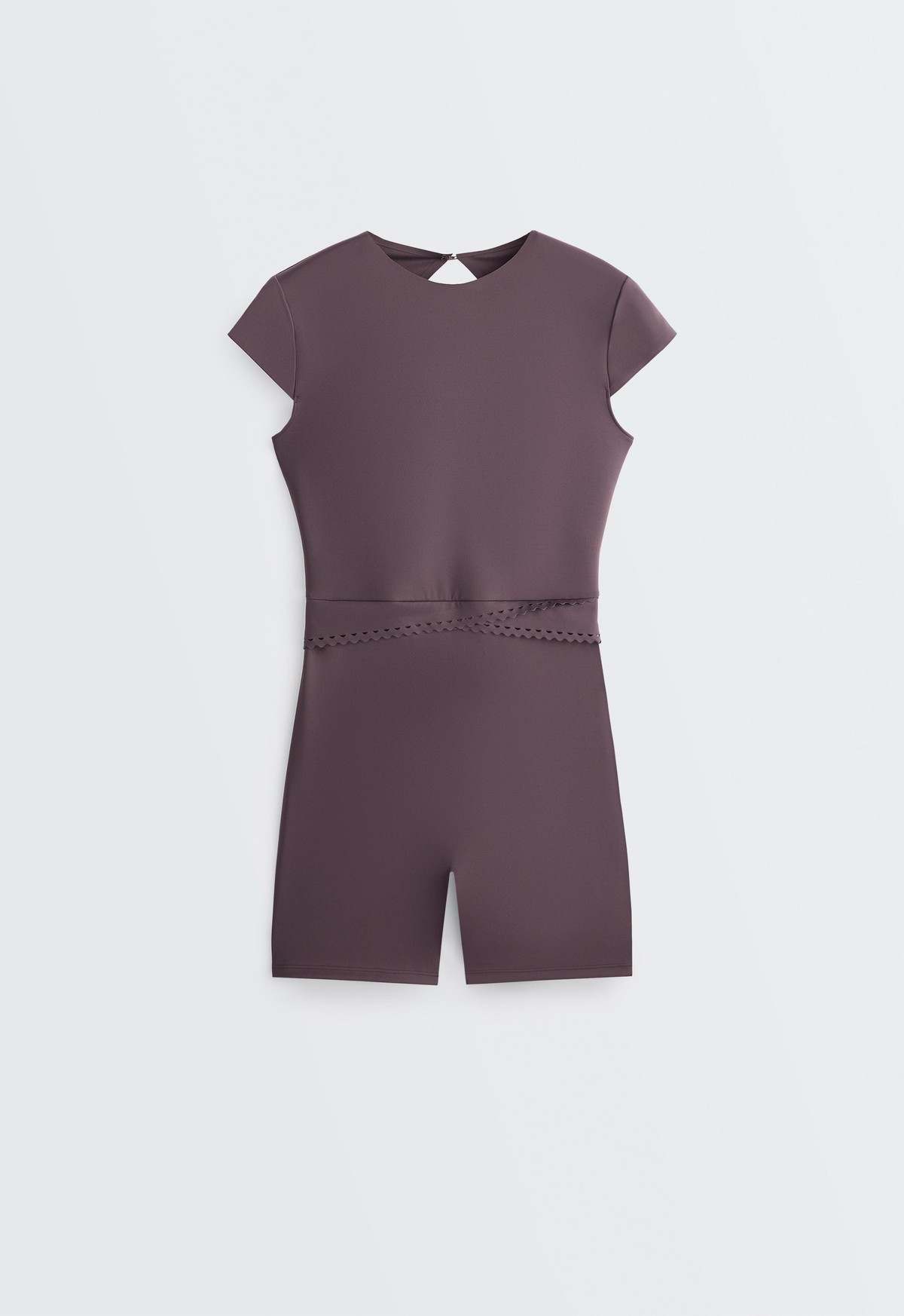 오이쇼 퍼펙트 어댑트 반팔 점프수트 5046/232/783 PURPLISH BROWN