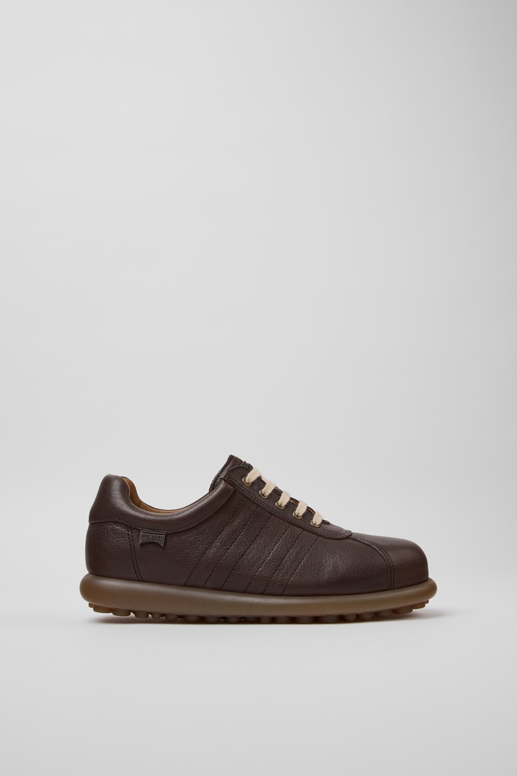 캠퍼 레더 레이스업 여성 스니커즈 27205-325 BROWN