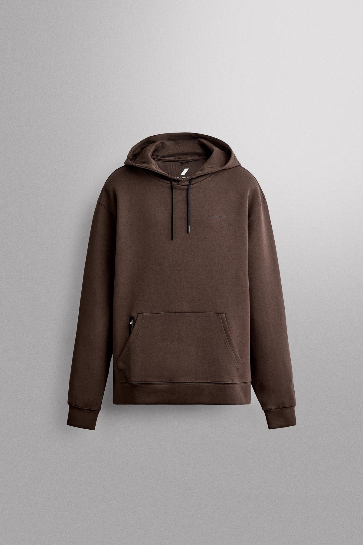 자라 테크니컬 캥거루 포켓 후디 4387/316/973 BROWN