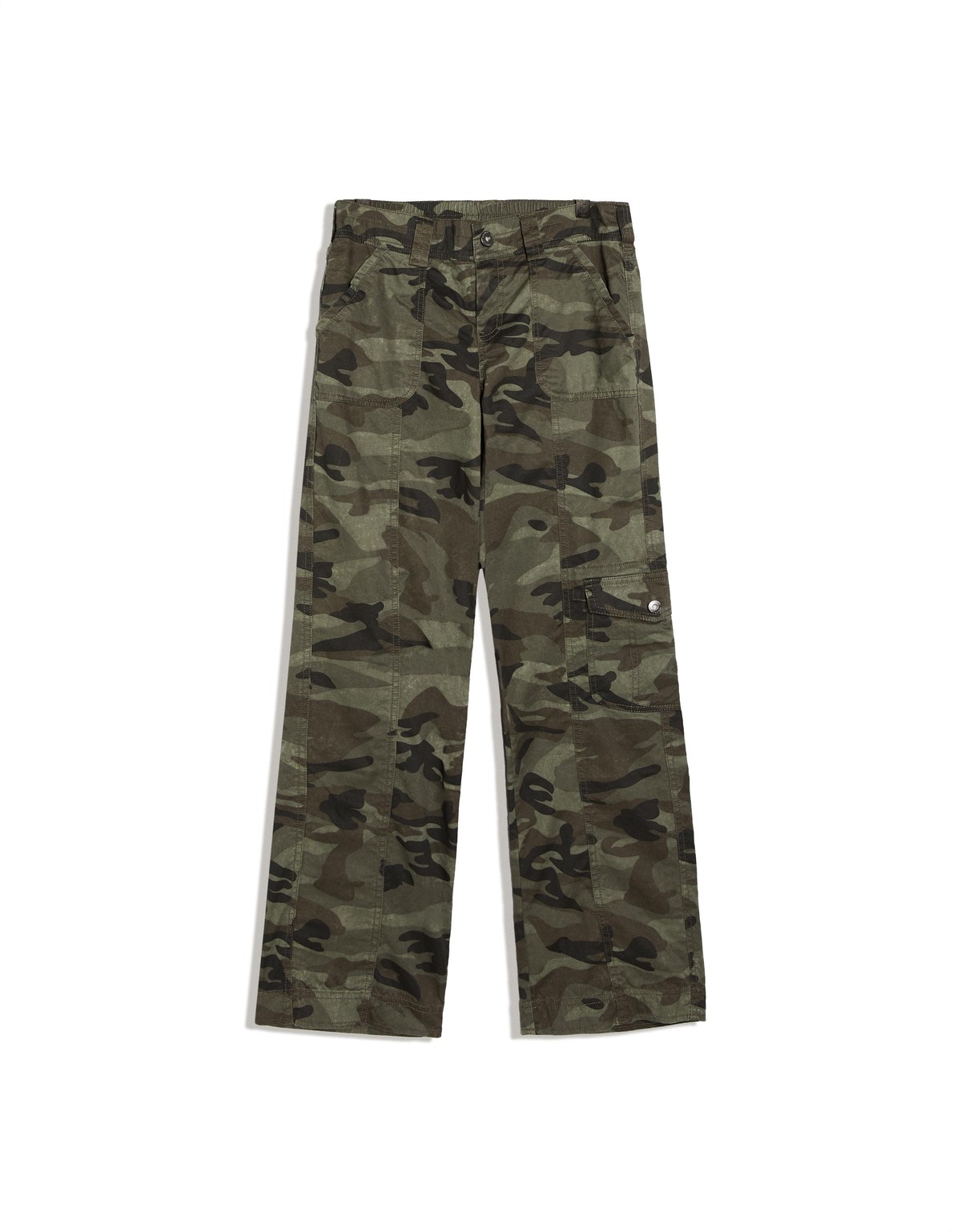 버쉬카 스트레이트 카무플라주 카고 팬츠 3929/273 KHAKI