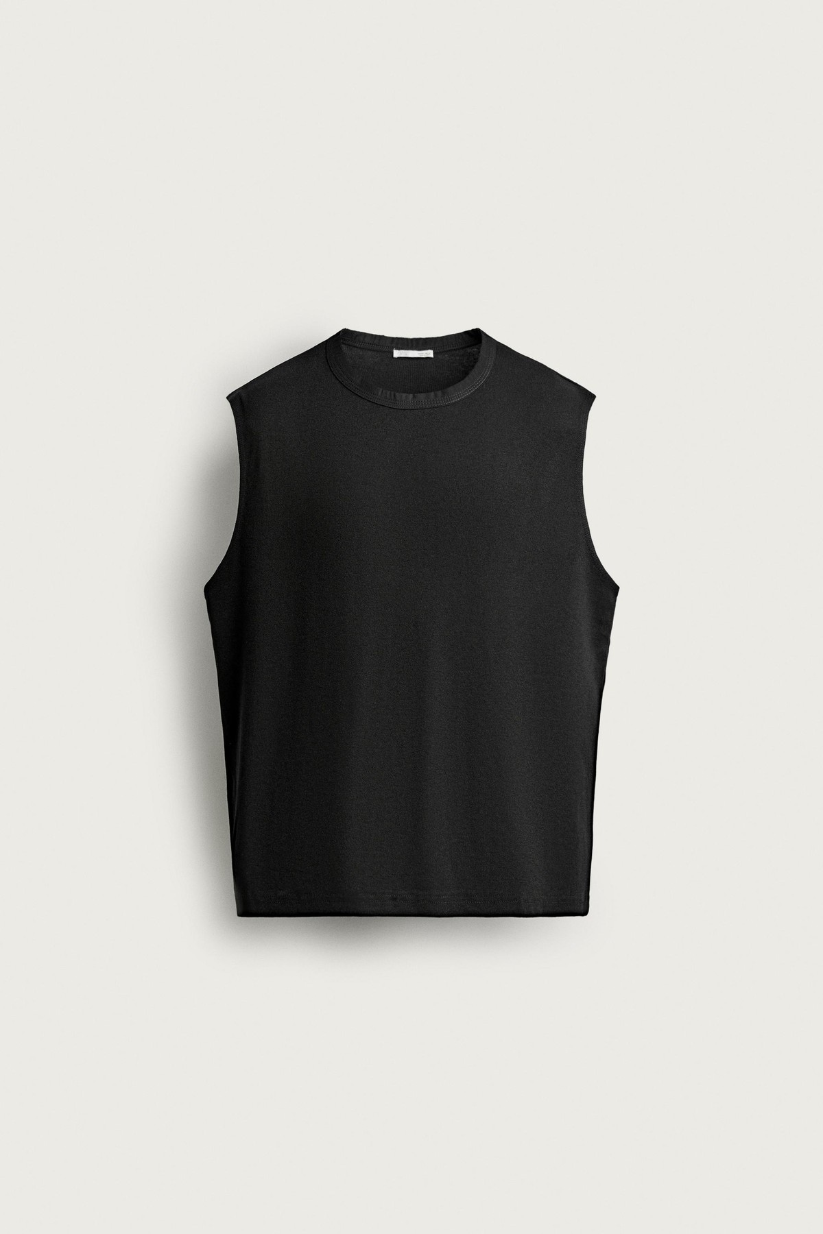 자라 릴렉스핏 라운드넥 민소매 탱크탑 5584/310/800 BLACK