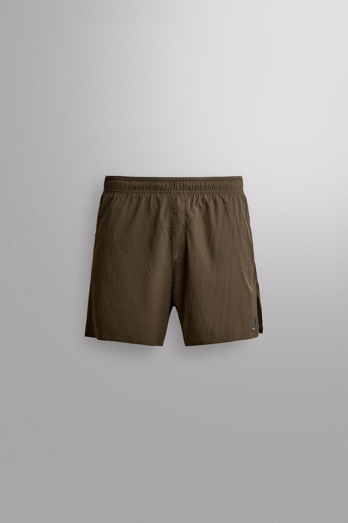 자라 테크니컬 5인치 러닝 반바지 4387/318/916 GREY GREEN