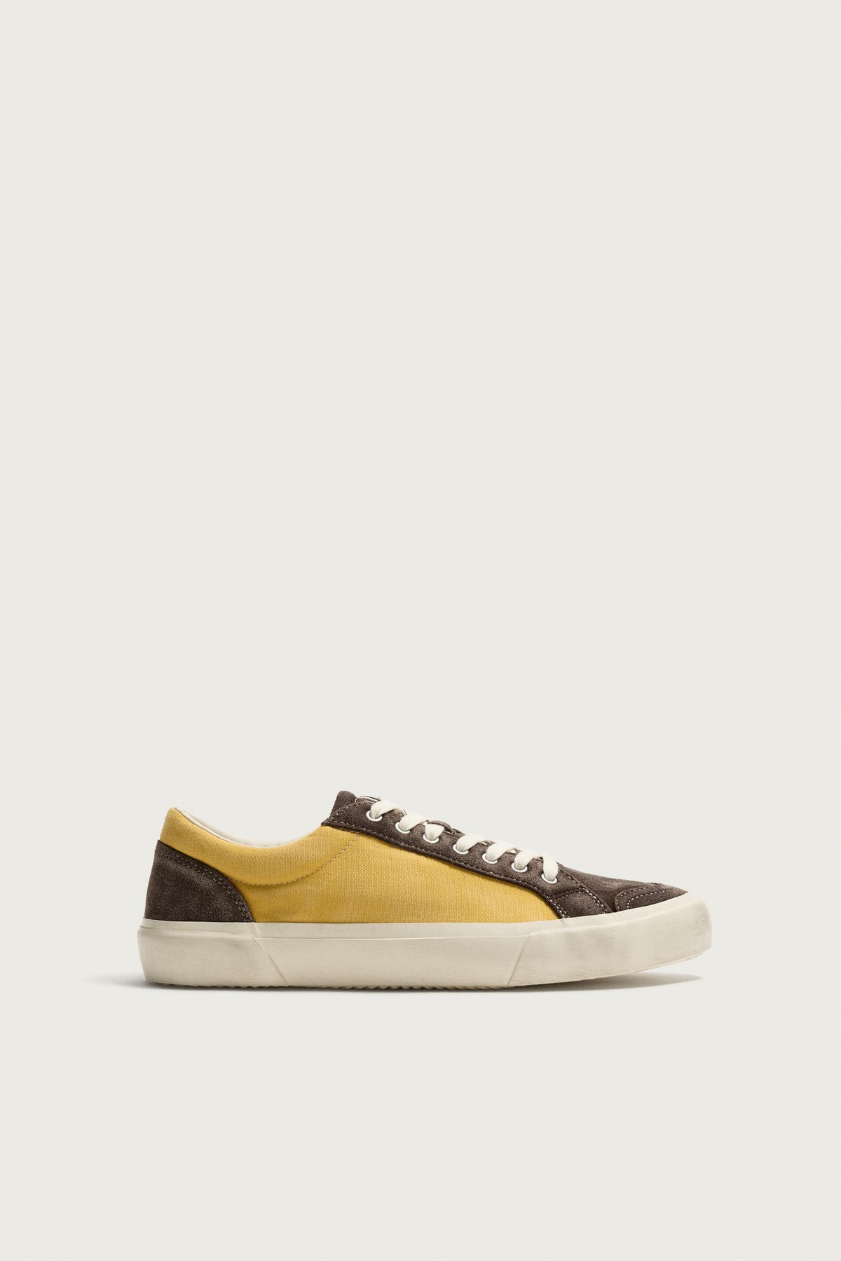 자라 레트로 레더 콤비 청키 스니커즈 2224/820/700 BROWN
