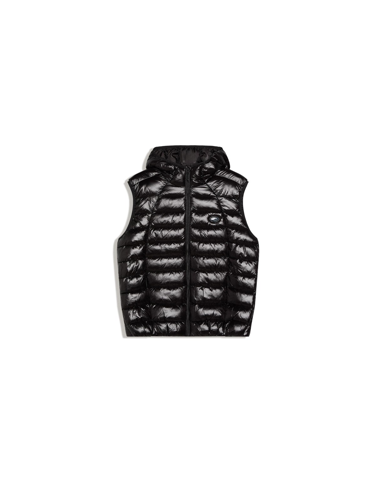 버쉬카 울트라 라이트 퀼팅 후드 베스트 2236/718 BLACK