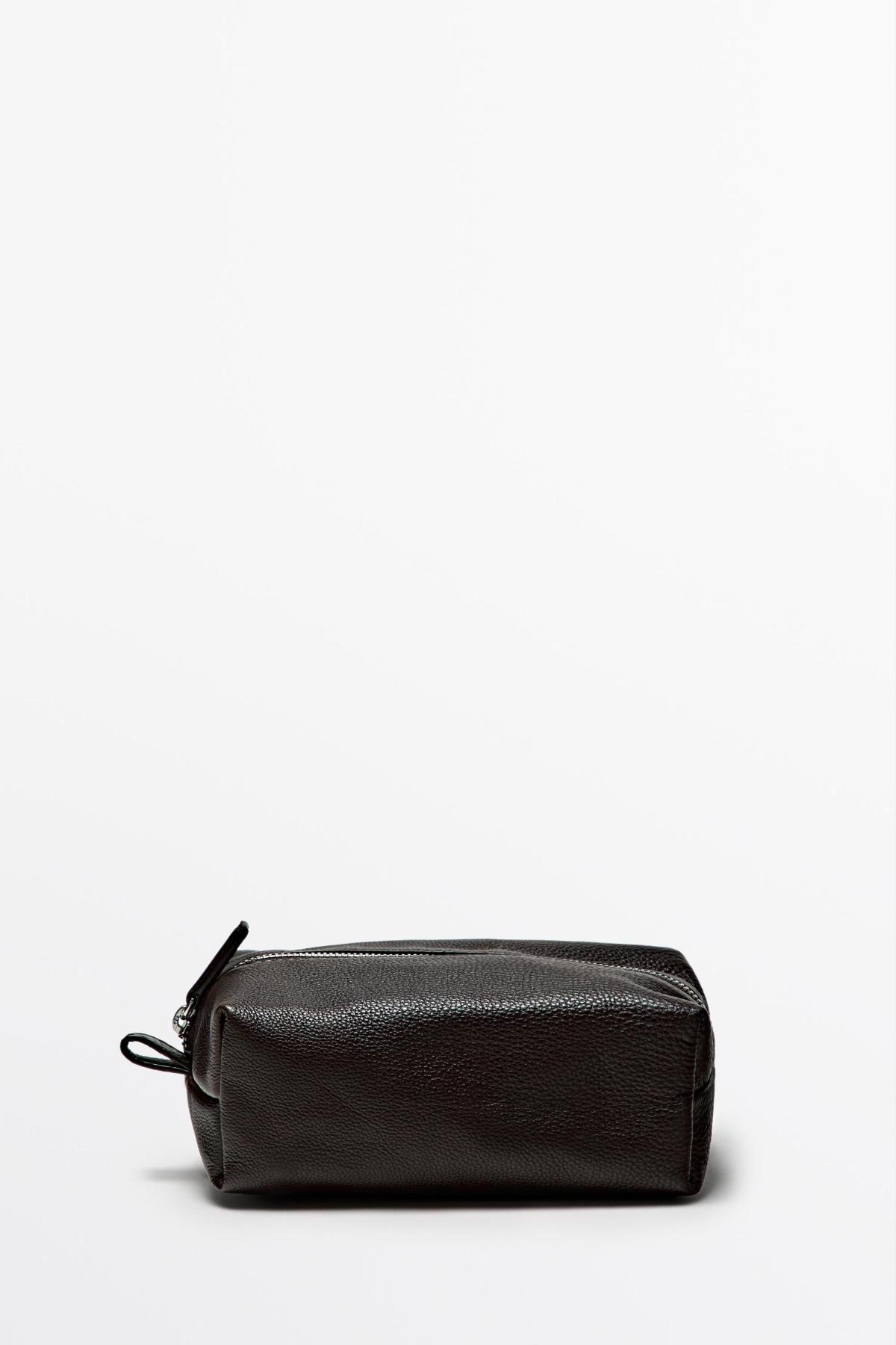 마시모두띠 나파 레더 지퍼 파우치 2760/310 BROWN