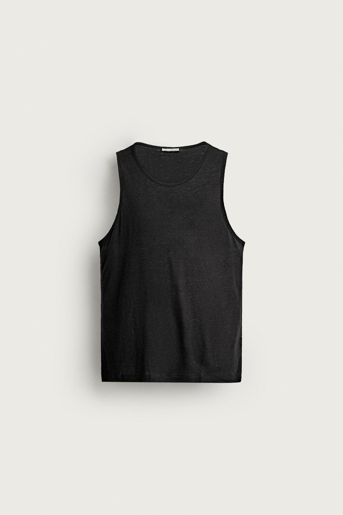 자라 릴렉스핏 비스코스 린넨 탱크탑 3992/320/800 BLACK