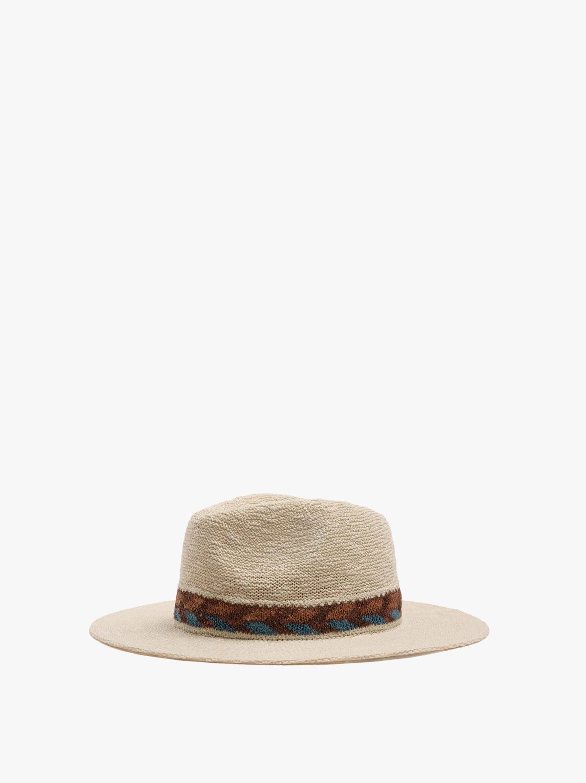 팔포이즈 지오메트릭 자카드 니트 햇 249127 BLUE