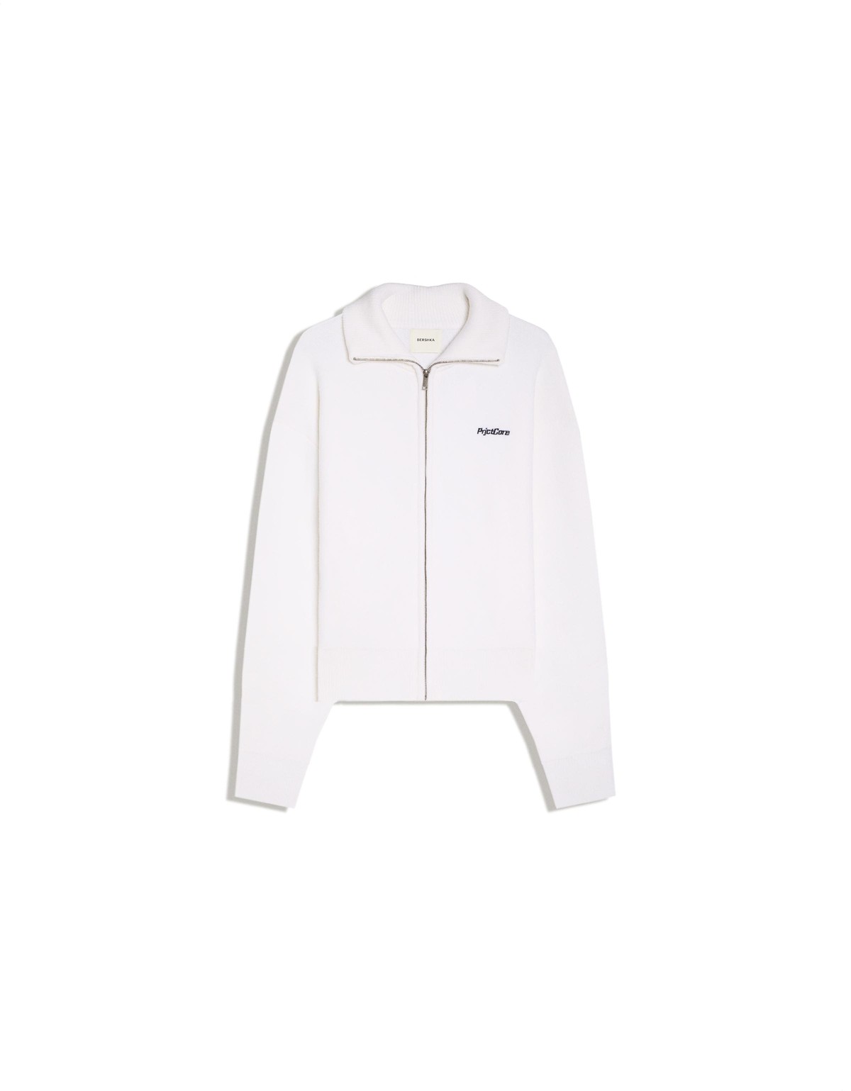 버쉬카 박시 집업 니트 자켓 3017/376 OFF WHITE