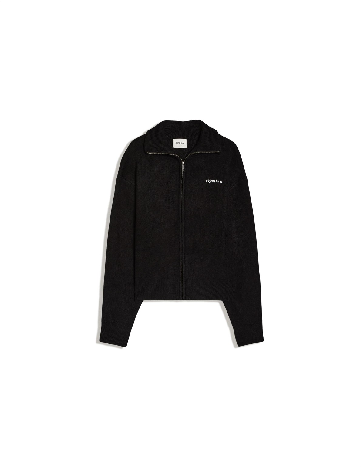 버쉬카 박시 집업 니트 자켓 3017/376 BLACK