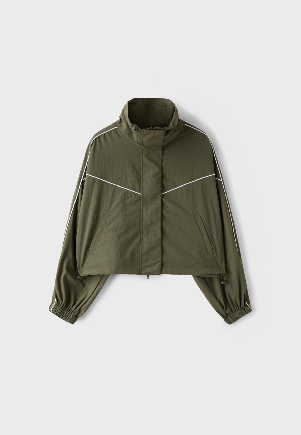 스트라디바리우스 테크니컬 파이핑 바람막이 자켓 7620/250/550 KHAKI