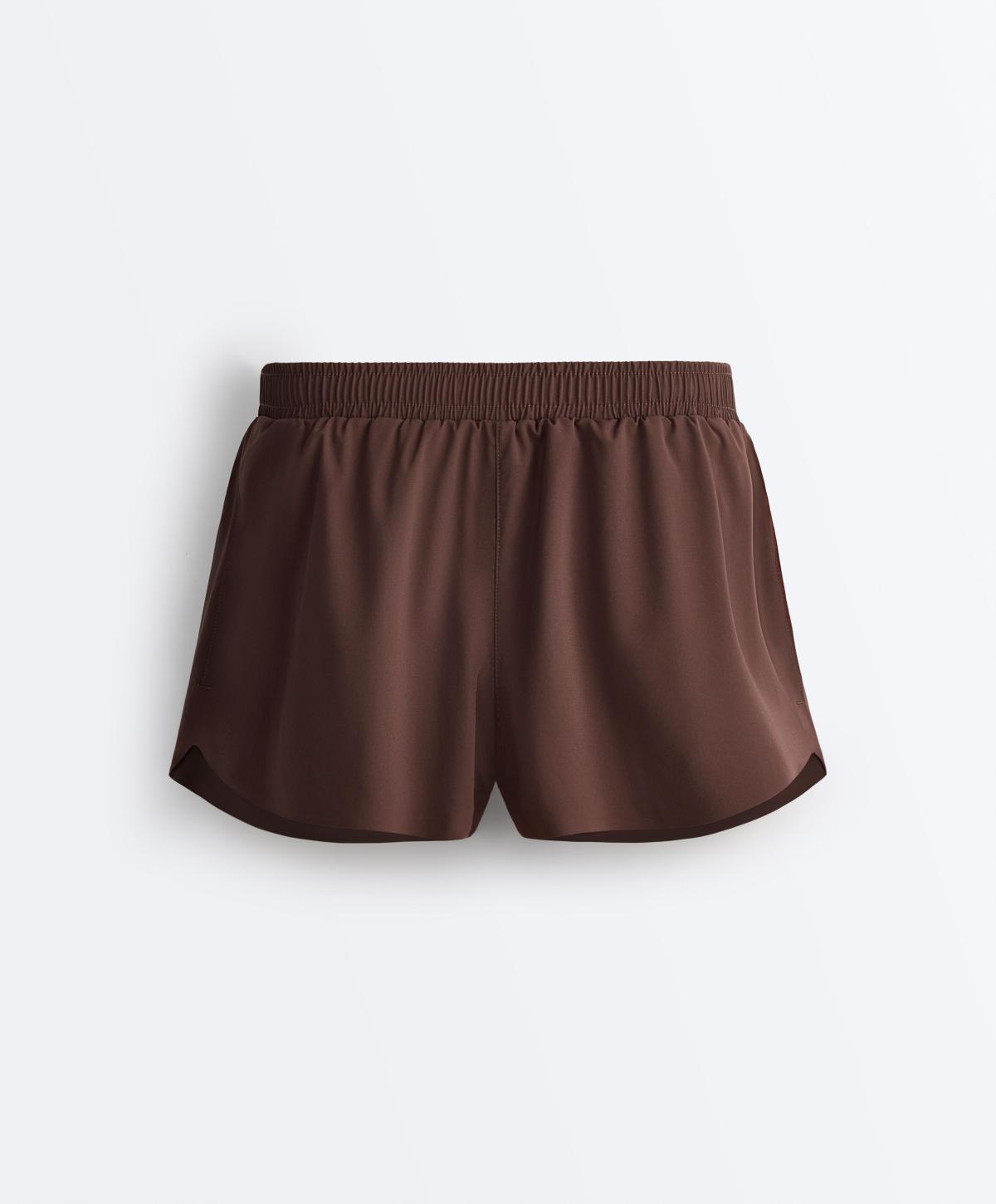 오이쇼 로우라이즈 테크니컬 반바지 6cm 5572/061/792 CHOCOLATE
