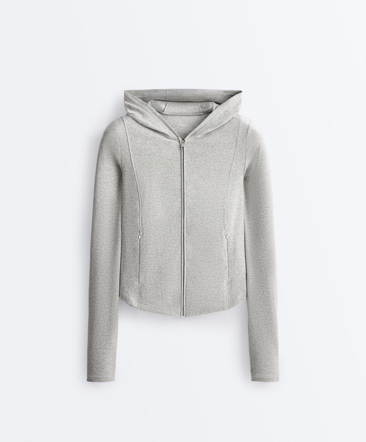 오이쇼 테크니컬 멜란지 집업 후드 자켓 6064/332/812 GREY MELANGE