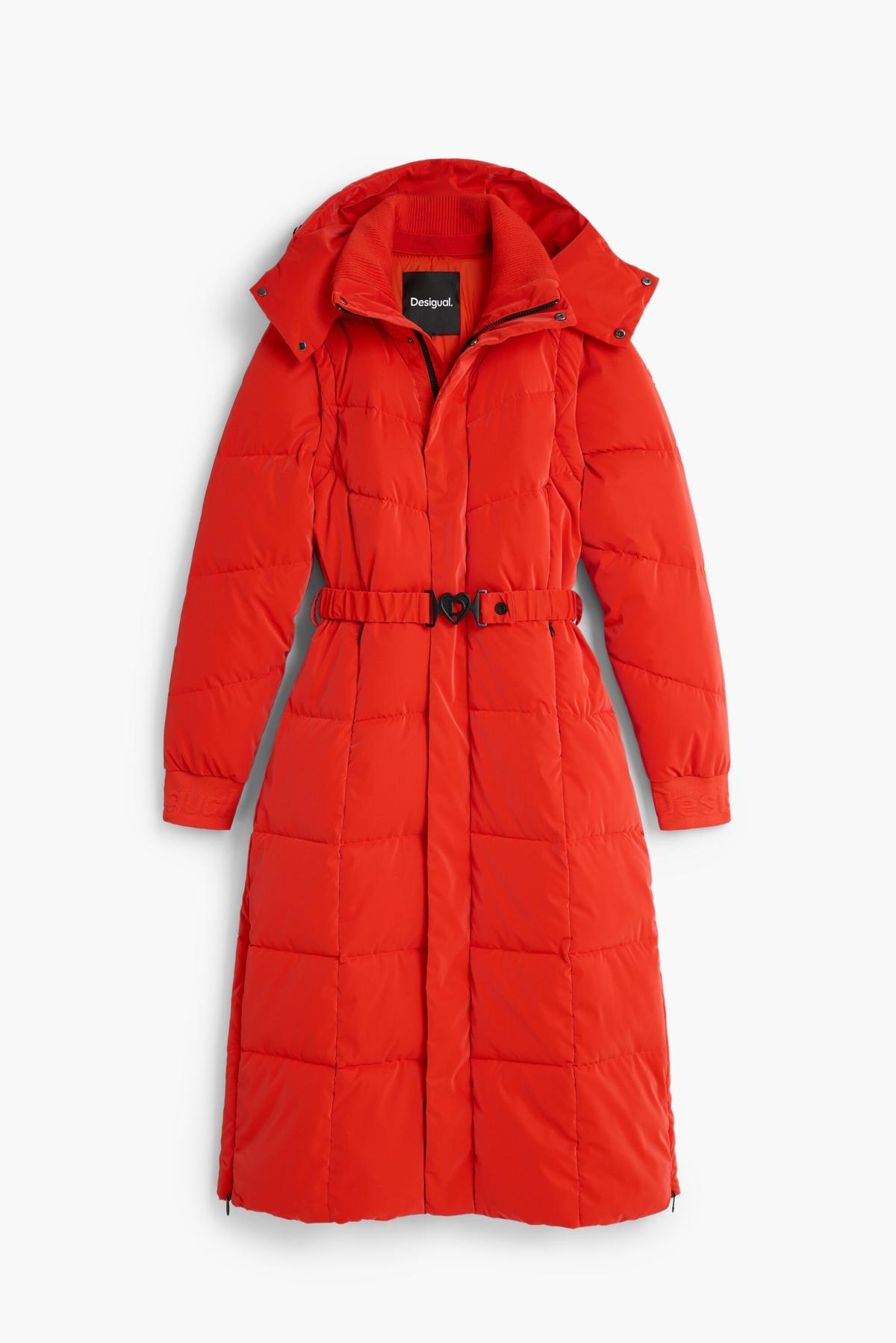 데시구알 벨트 후드 롱 패딩 코트 26WWEW527002 ONE COLOR