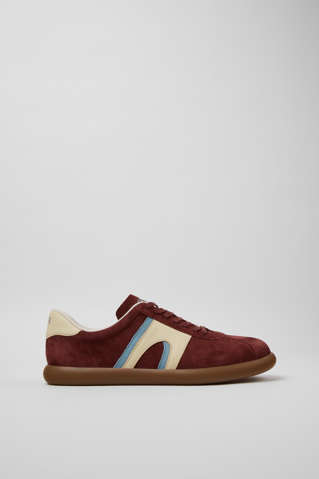 캠퍼 Pelotas Soller 누벅 스니커즈 K100937-037 BURGUNDY