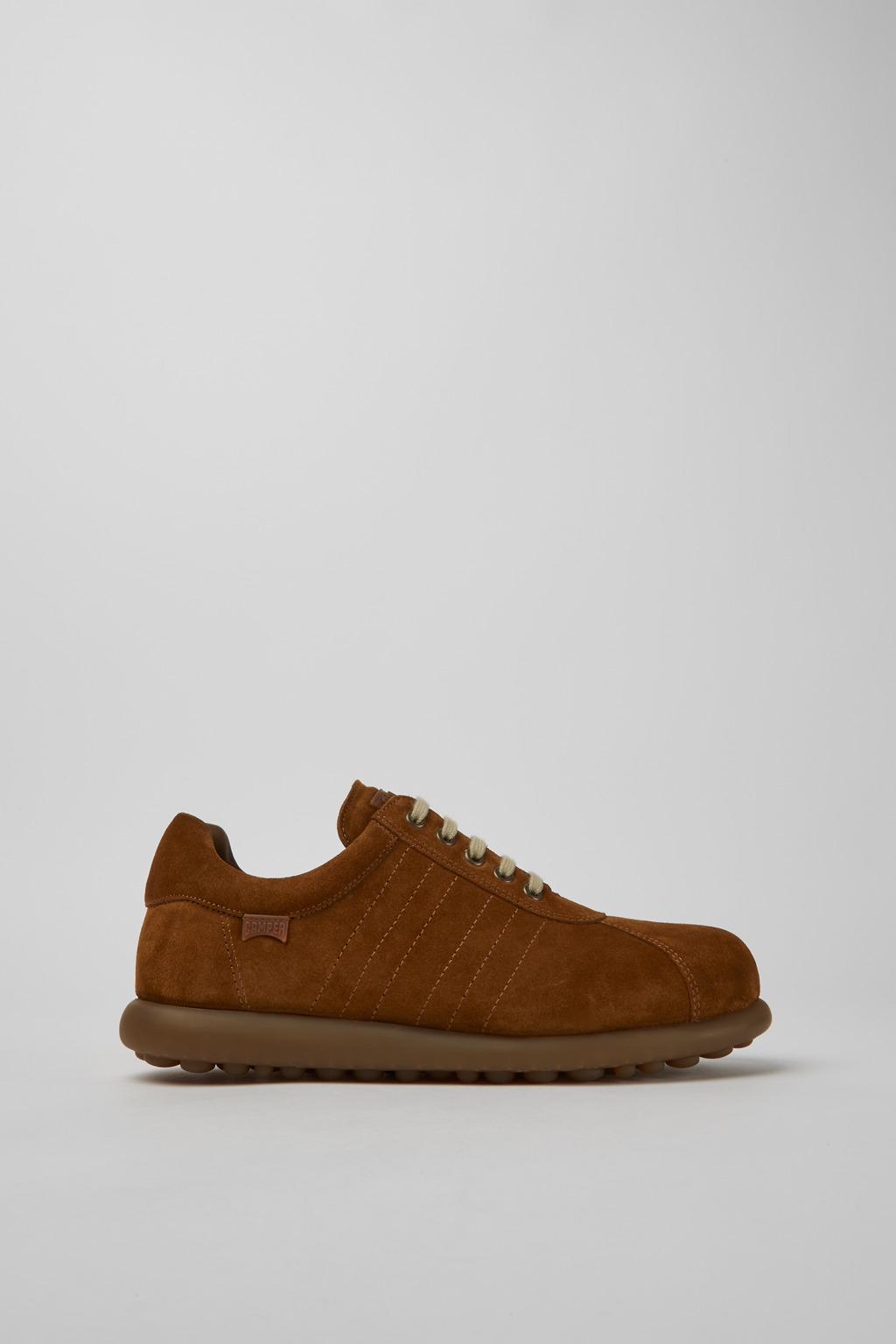 캠퍼 Pelotas 누벅 레이스업 스니커즈 16002-287 BROWN