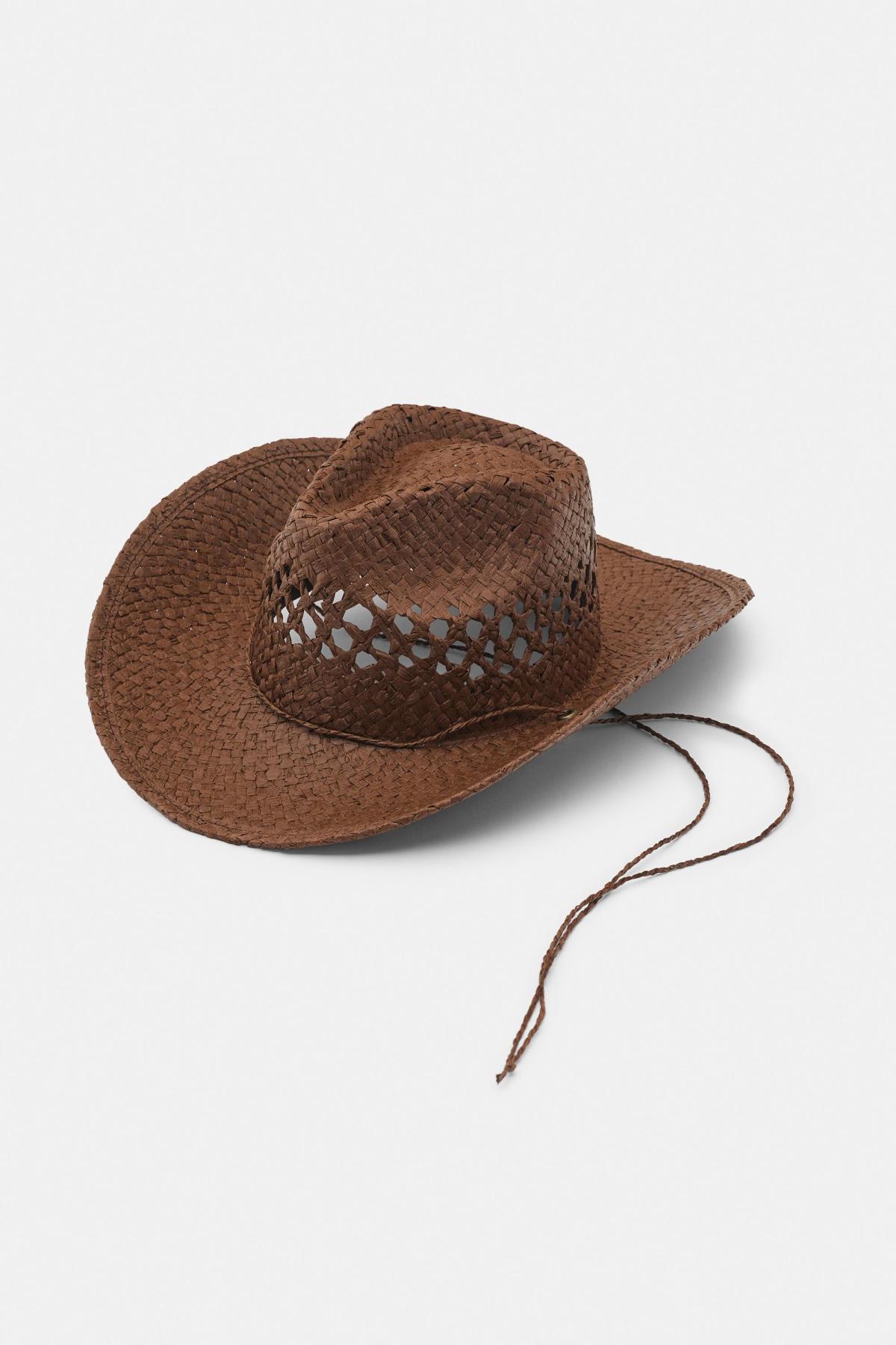 풀앤베어 브레이드 브림 카우보이 햇 3004/314 BROWN