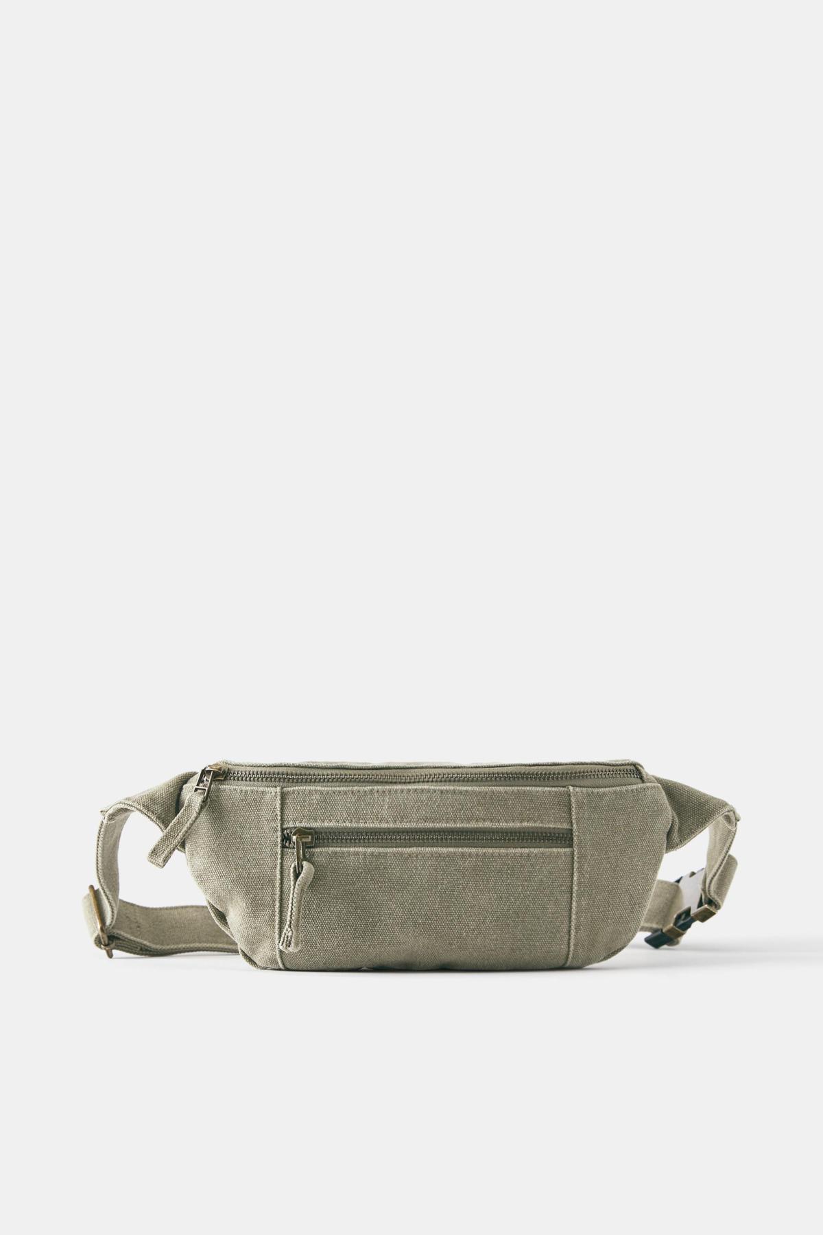 풀앤베어 캔버스 벨트백 5037/840 KHAKI