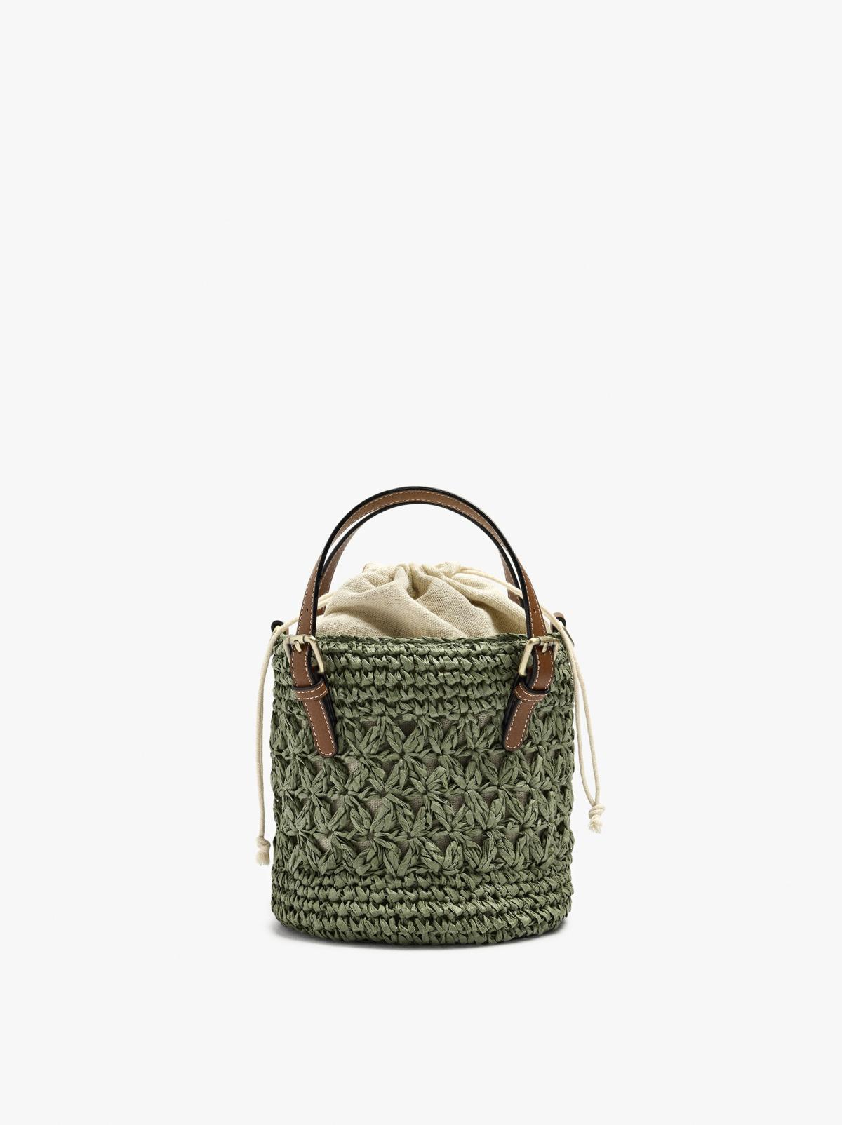팔포이즈 페이퍼 스트로 이펙트 버킷백 246733 GREEN