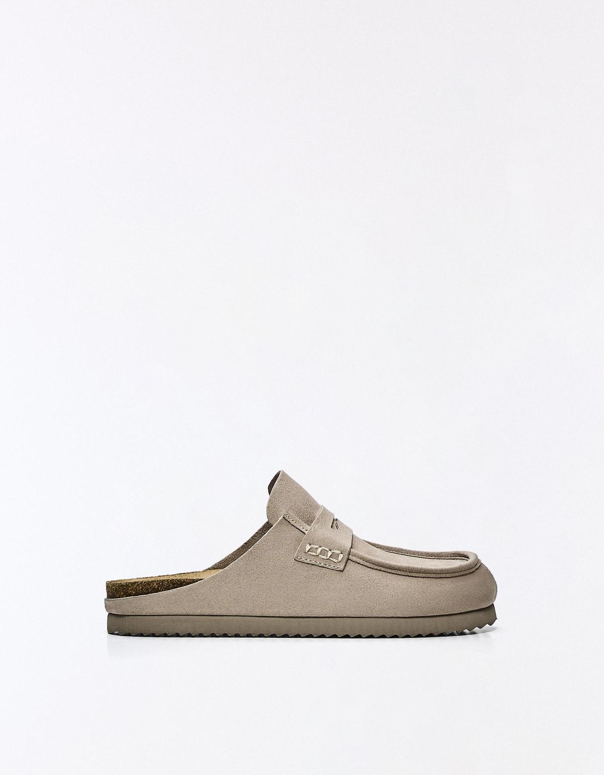 버쉬카 마스크 디테일 뮬 클로그 2601/864 TAUPE