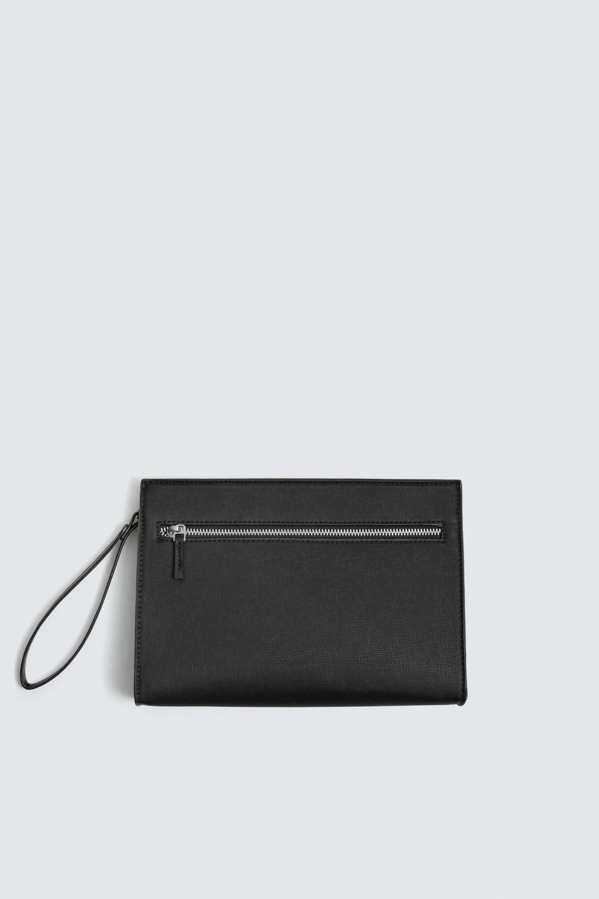 자라 텍스처 베이직 클러치백 블랙 3702/720/800 BLACK
