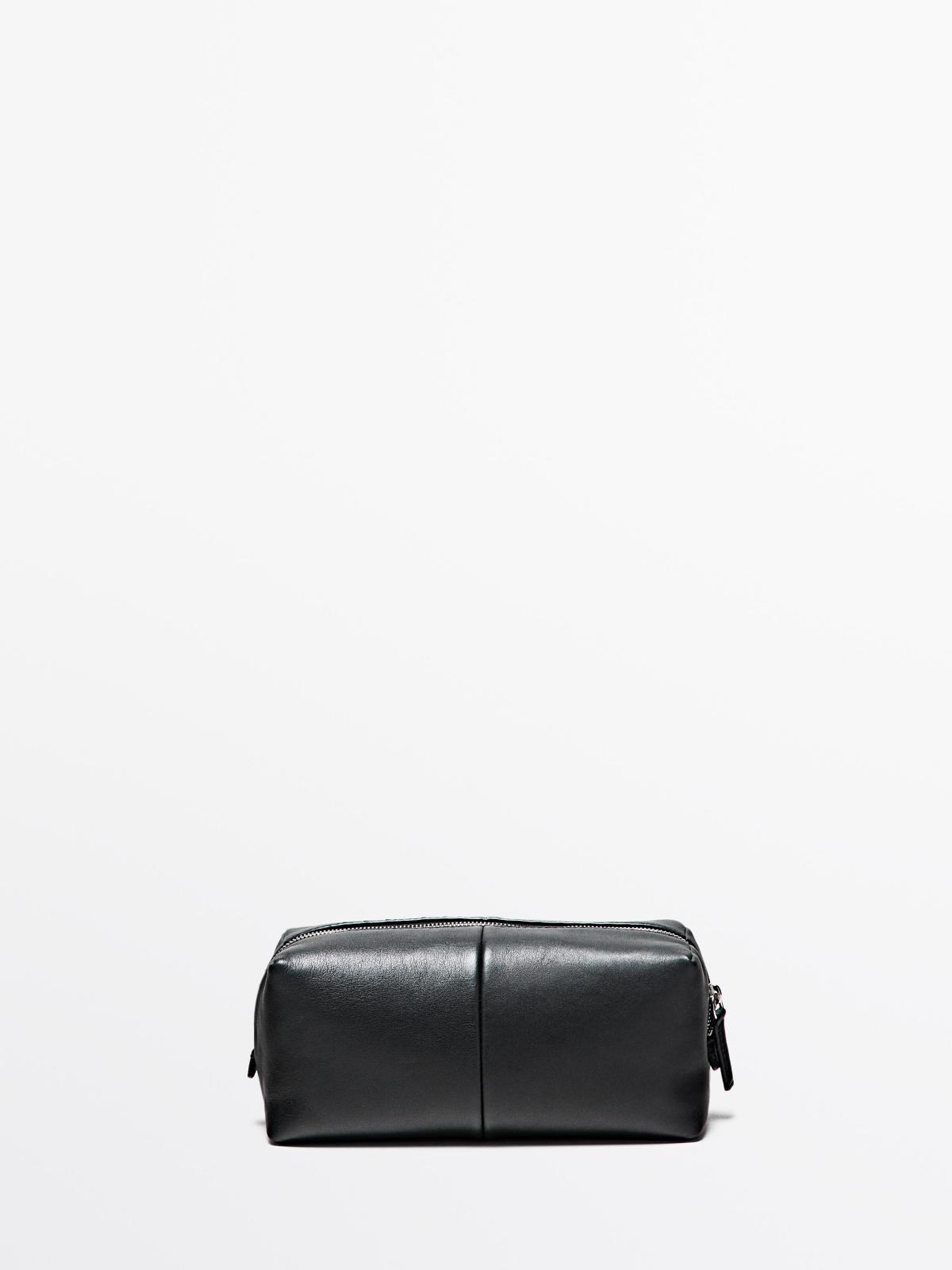 마시모두띠 프리미엄 나파레더 토일렛 파우치 2550/315 BLACK